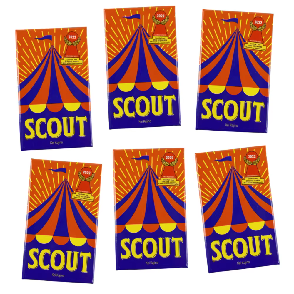1 boîte de jeu de cartes Scout