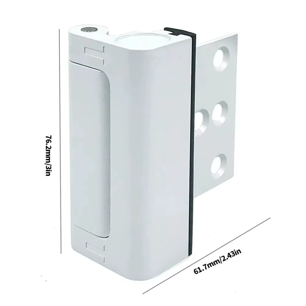 Serrure de porte antivol en métal, facile à utiliser, facile à installer, verrou de sécurité pour enfants, conception de sécurité en métal durable