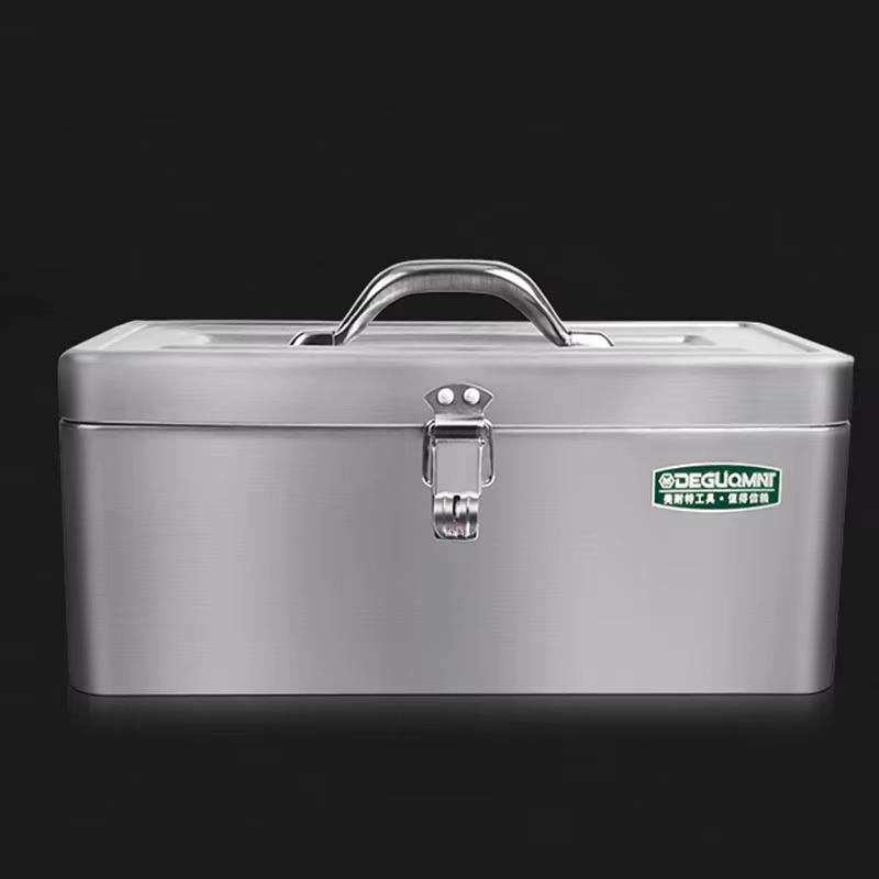 Boîte à outils de protection en acier inoxydable