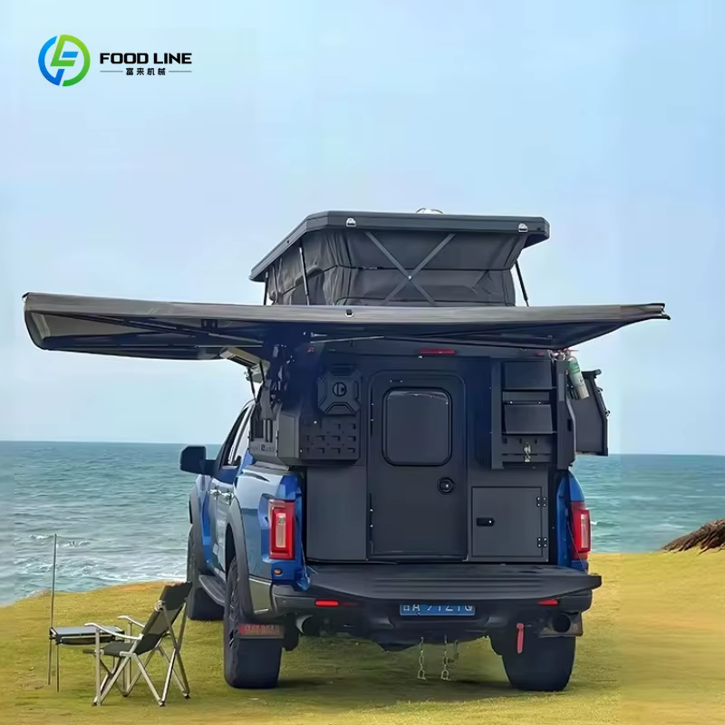 Camper de luxe sur mesure pour pick-up 4x4 tout-terrain