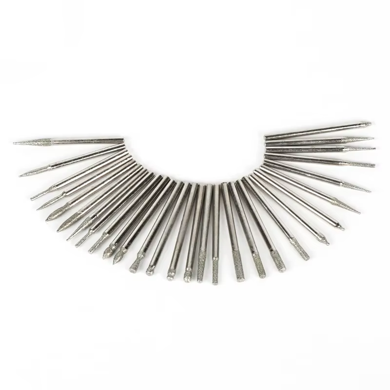 Accessoires Dremel outils rotatifs 30 pièces fraises diamantées 12