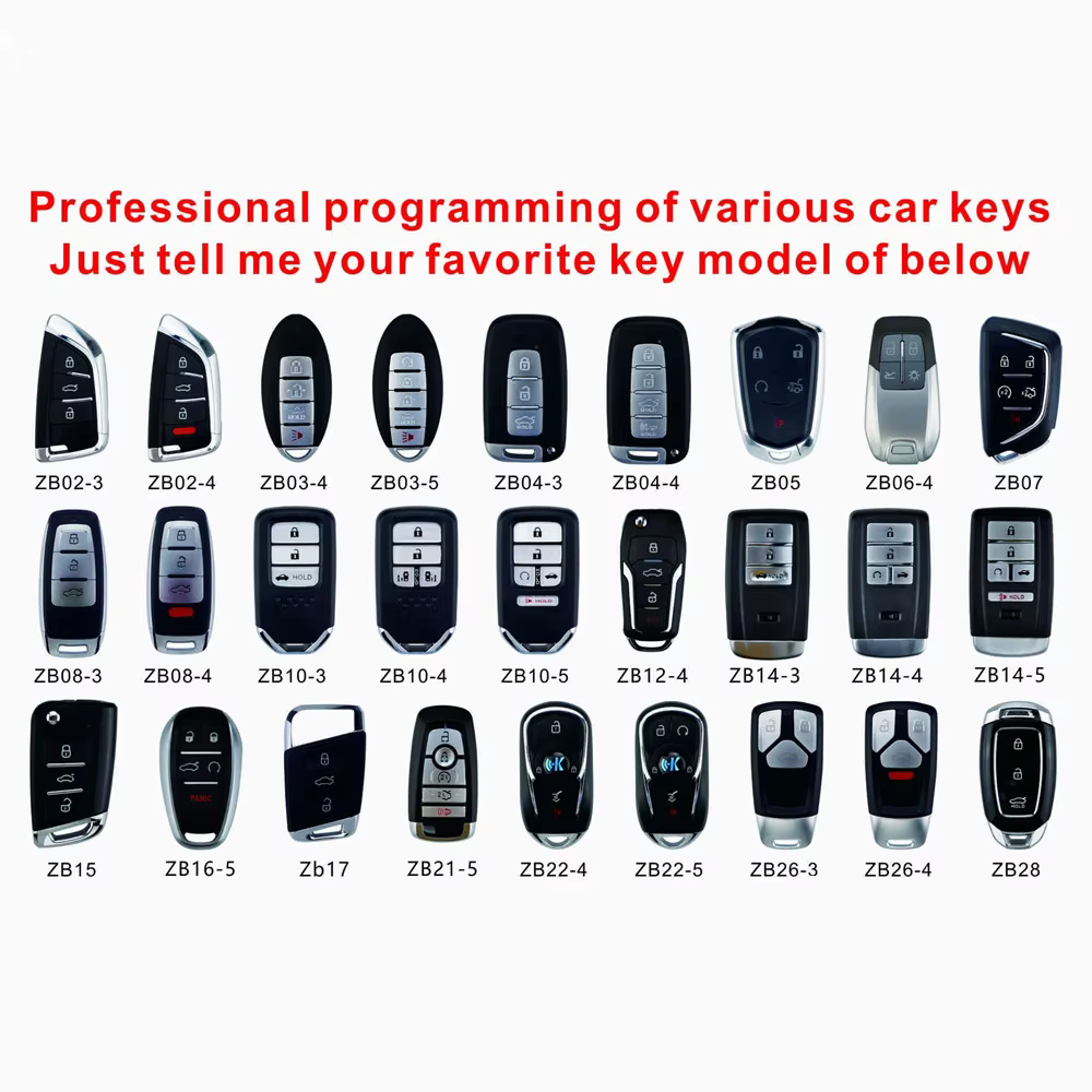 KEYDIY KD clés intelligentes ZB télécommandes ZB01/02/03/04/05/06/08/10/11/12/15/16/17/21/22/24/27/28/29/31/32/33/34/41 pour programmeur X2/MAX