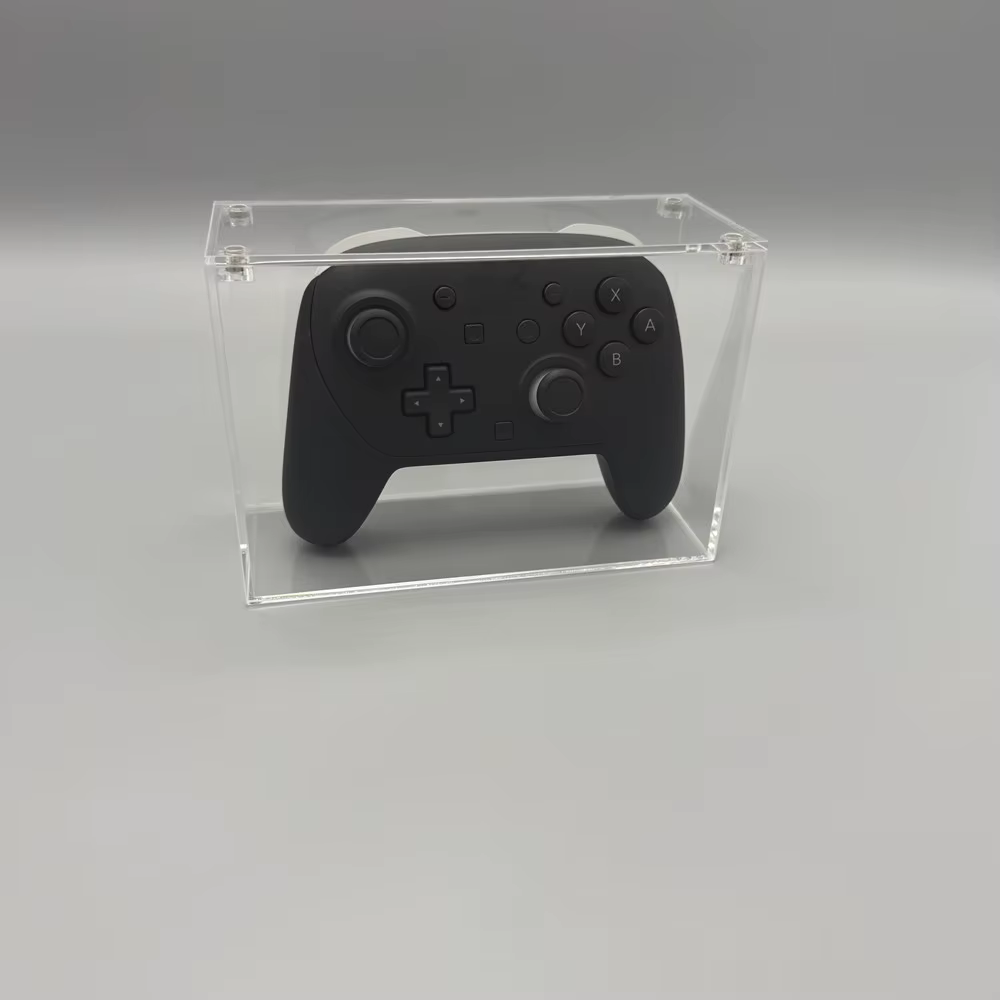 Poignée boîte de rangement pour poignée de console NS2 SWITCH2. Boîte acrylique haute transparence à couvercle magnétique Peut être empilé