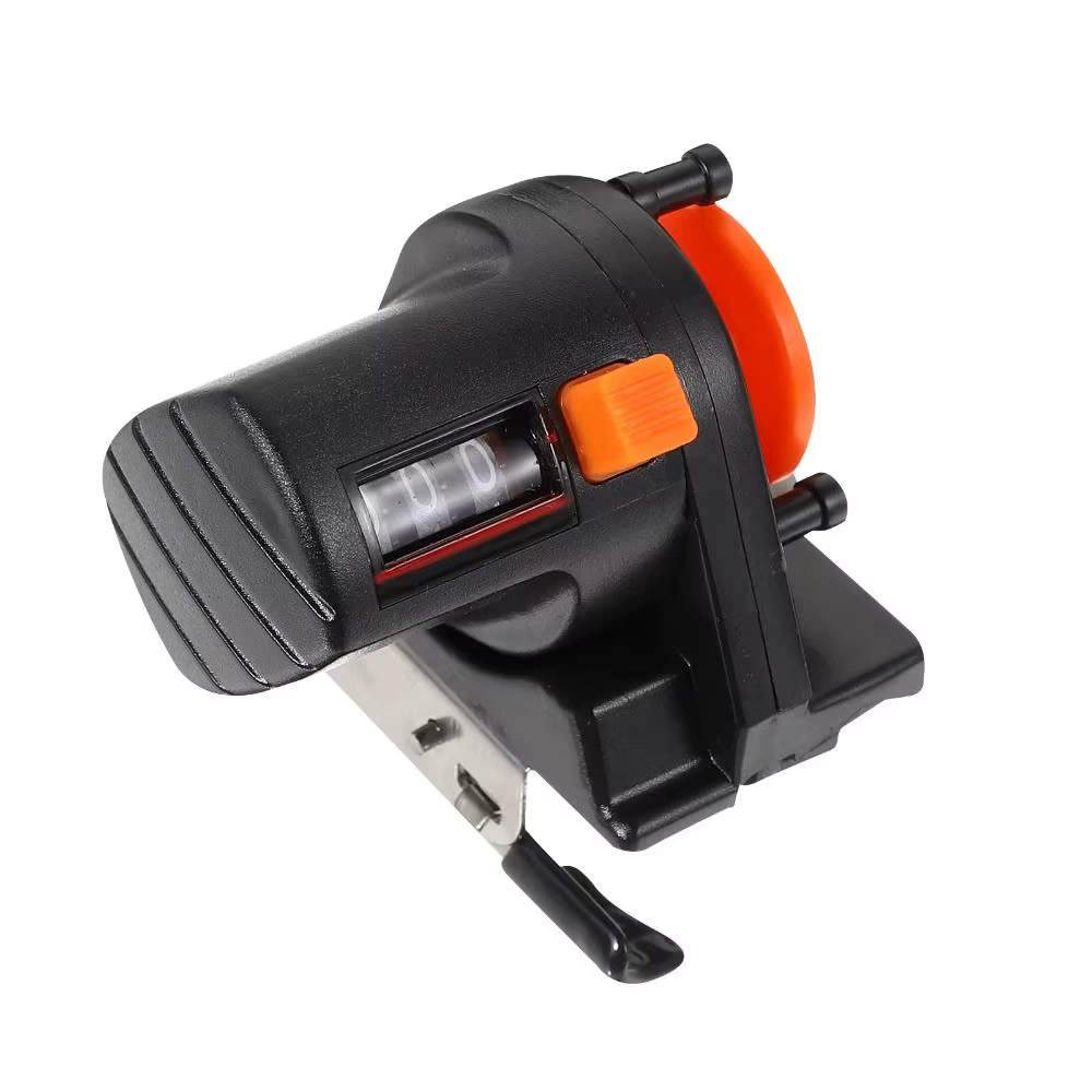 Compteur universel de recherche de ligne de pêche 0-999M, outil de mesure de profondeur de 6cm, compteur précis en plastique pour matériel de pêche, jauge de longueur
