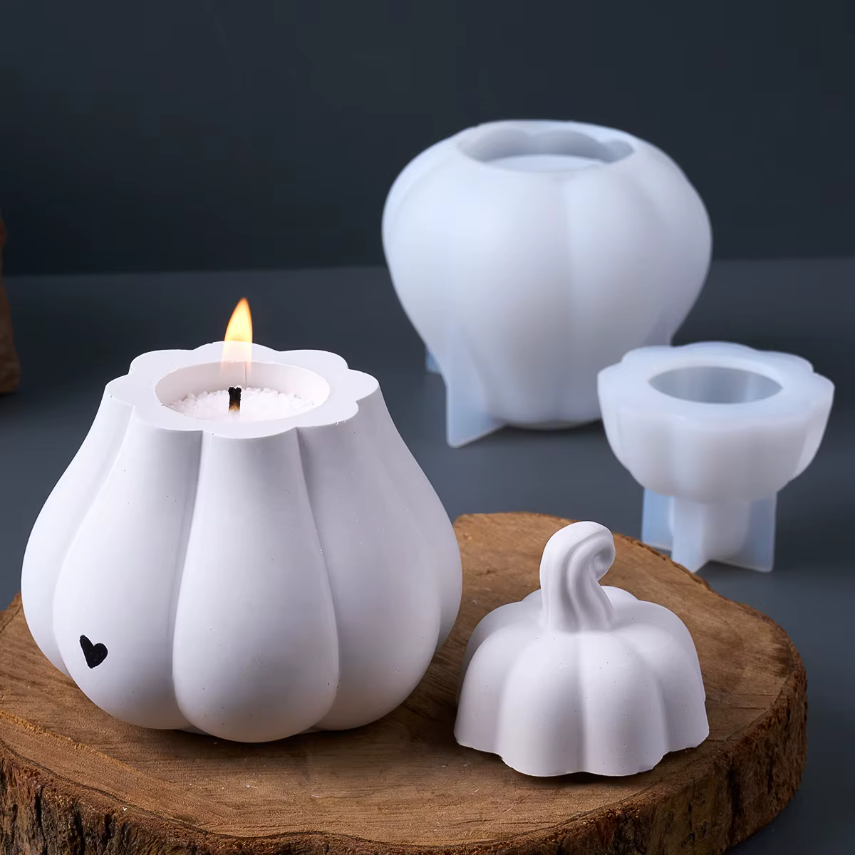 Boîte de rangement de citrouille