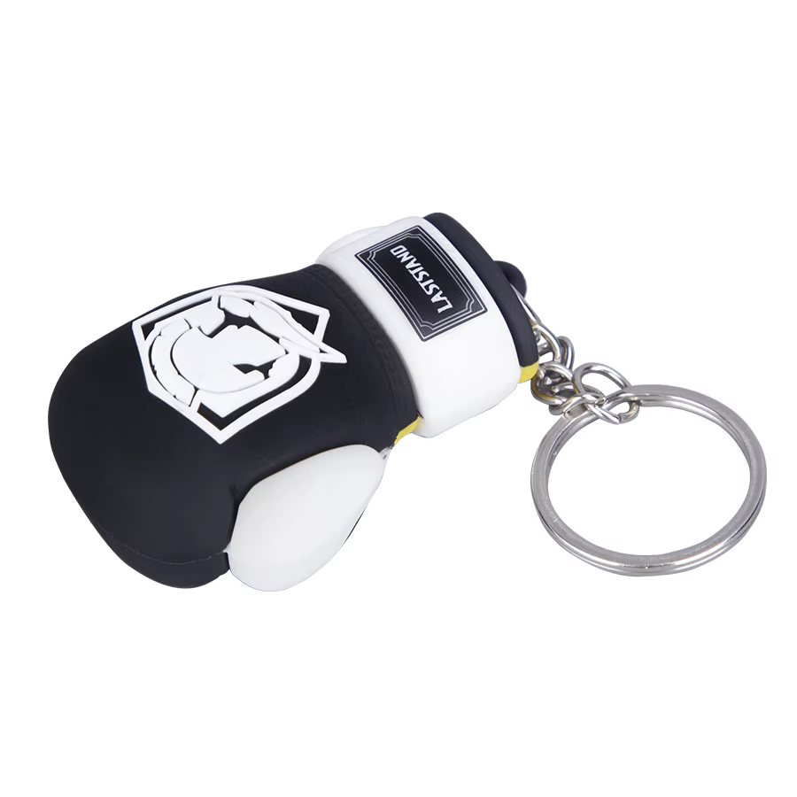 Mini gants de boxe porte-clés poinçon sac de sable pendentif Muay thai coup de pied MMA gant Taekwondo cible