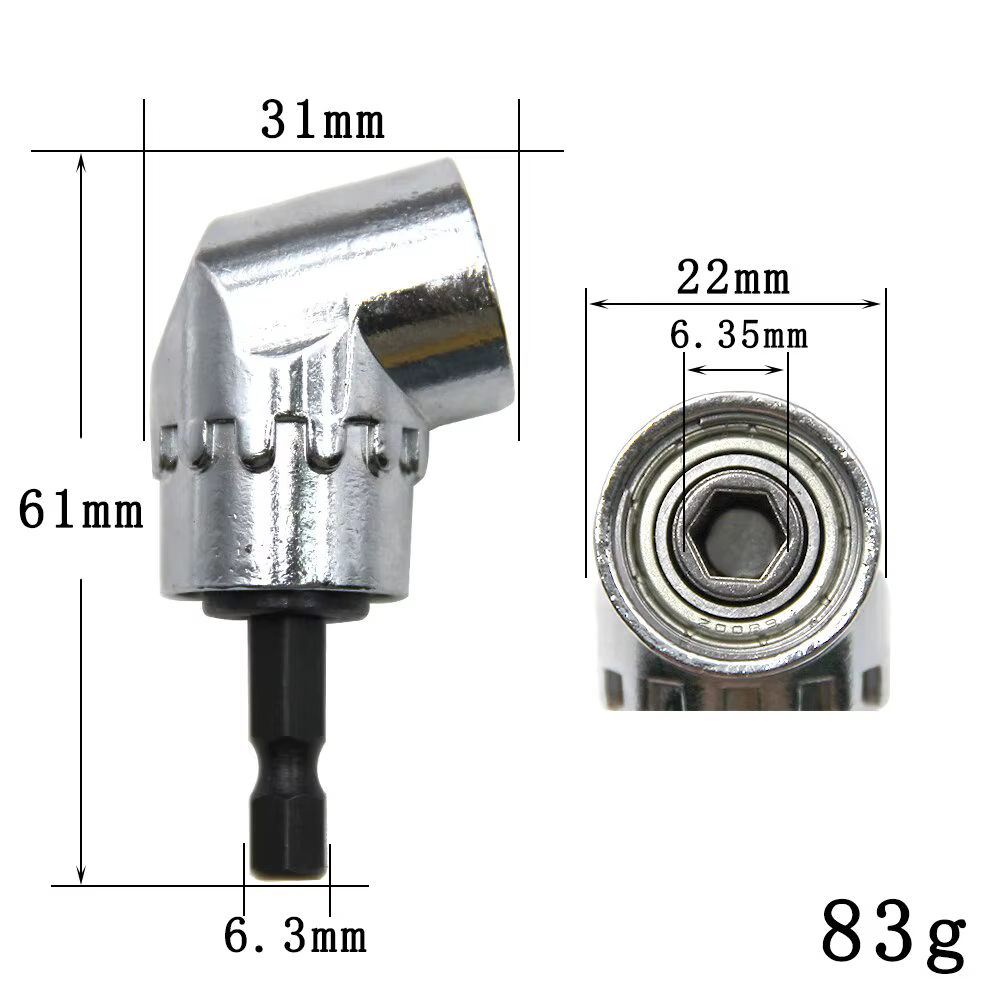 105 Degrés Tournant Tournevis Joint Perceuse Électrique Coin Attachement Extension Prise