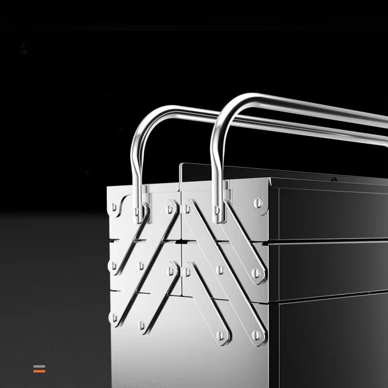 EvaluTool-Boîte de rangement mécanique en acier inoxydable