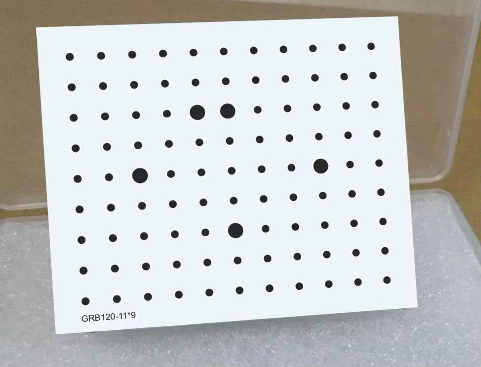 Calibrage de mesure visuelle binoculaire de Machine de panneau d'étalonnage de Scanner 3D de haute précision