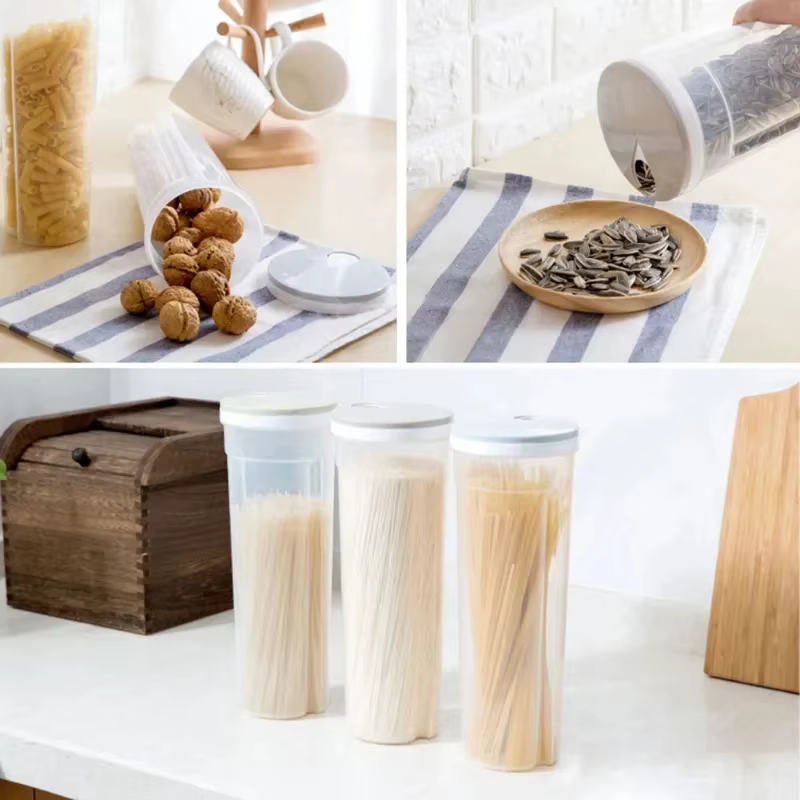 Boîte de rangement quantitative divisée en plastique de qualité alimentaire pour la cuisine