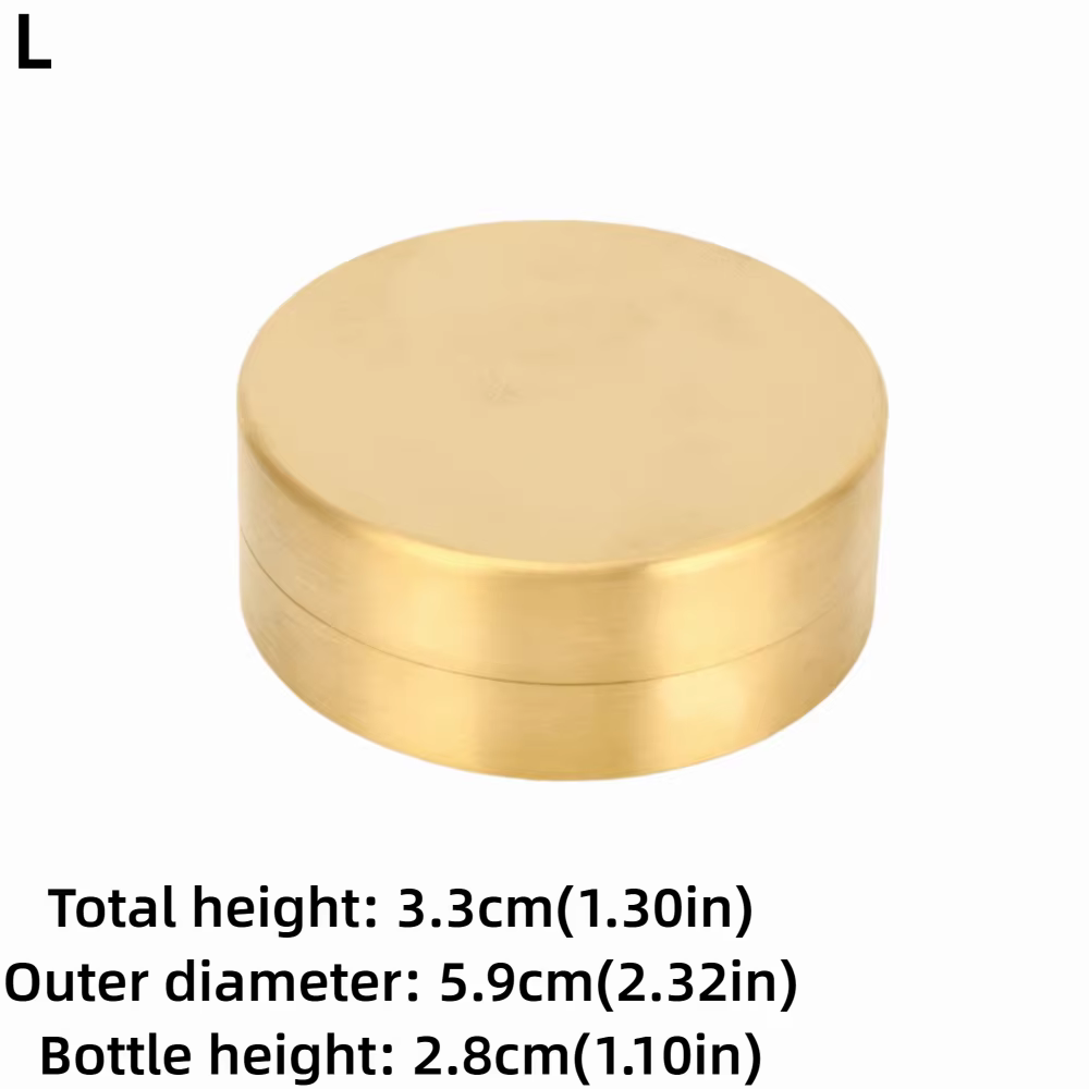 Boîte scellée en laiton durable S/M/L