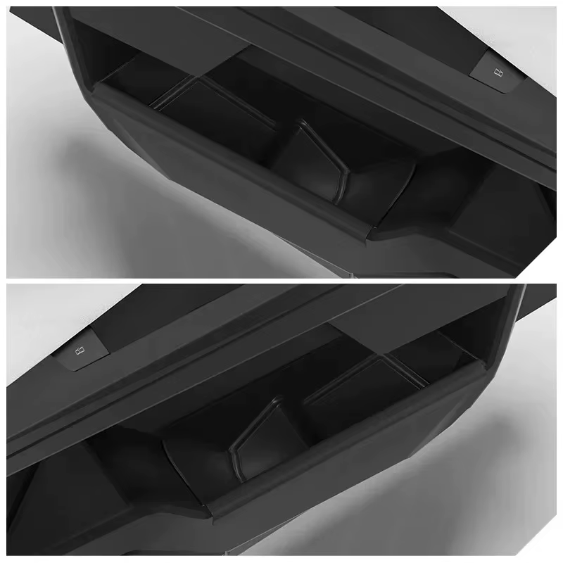 Boîte de rangement latérale pour porte avant Tesla Cybertruck 2026, organiseur de rangement TPE, plateau pour accoudoir de porte, porte-parapluie, boîte à déchets, accessoires de voiture