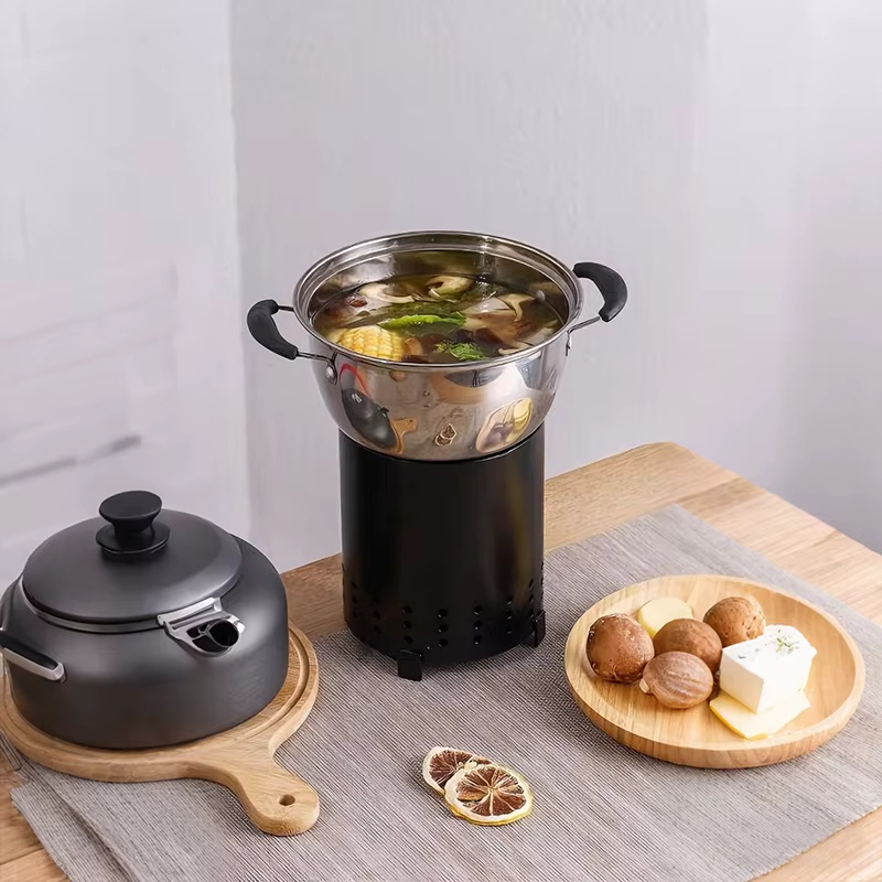 Brûleur de feu de joie Portable en acier inoxydable