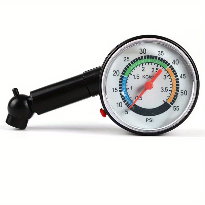 Manomètre de pression des pneus de voiture, pour voiture, moto, camion, vélo, compteur à cadran, testeur de véhicule, outil de mesure des pneus