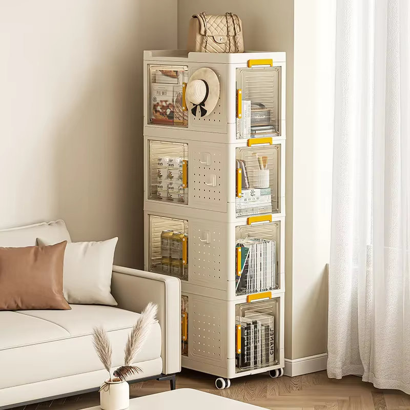 Boîte de Rangement Pliante en Plastique de Grande Capacité