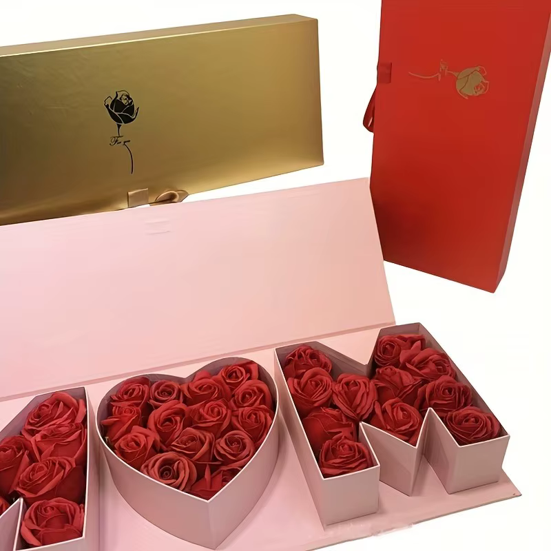 1 boîte cadeau de fleurs pour la fête des mères