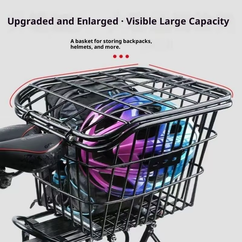 [YOUU] Panier de rangement arrière pour vélo en métal durable