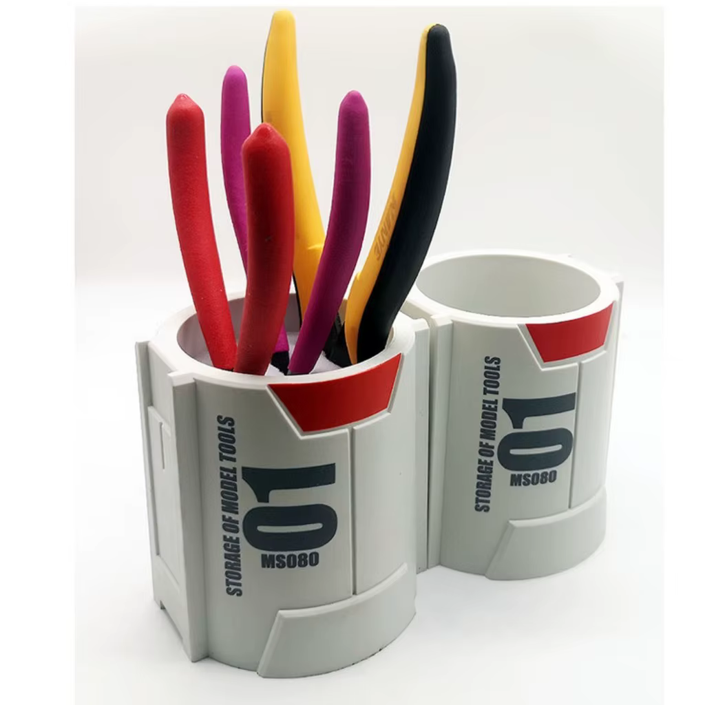 MSWZ MS080 boîte de rangement d'outils de loisir pinces métalliques antirouille pour modèle Gundam artisanat bricolage assemblage mallette d'entretien sans rouille