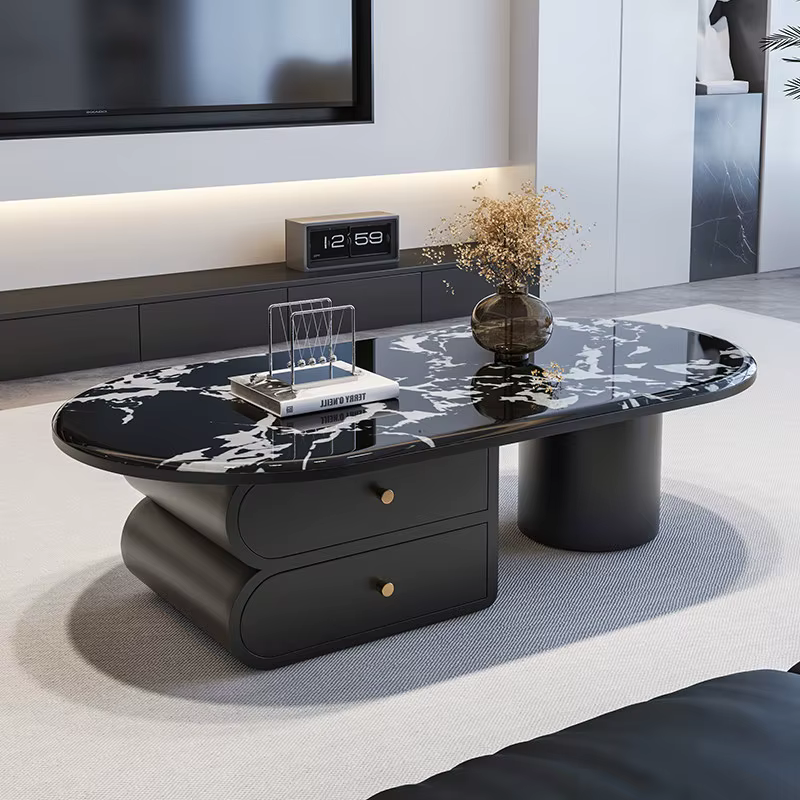 Table d'appoint de luxe moderne pour salon