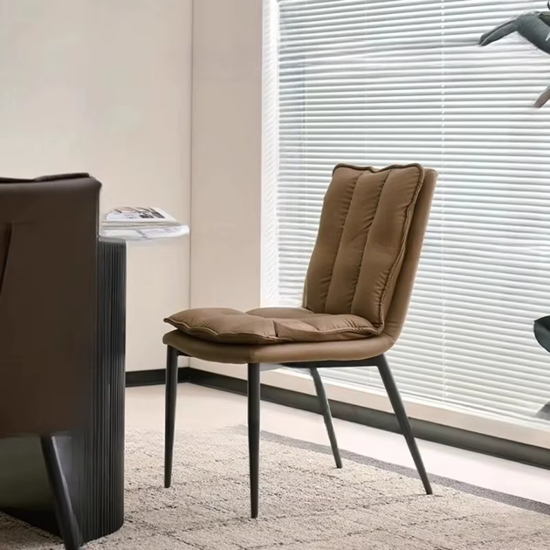 Ensemble de 2 chaises de salle à manger esthétiques peu encombrantes