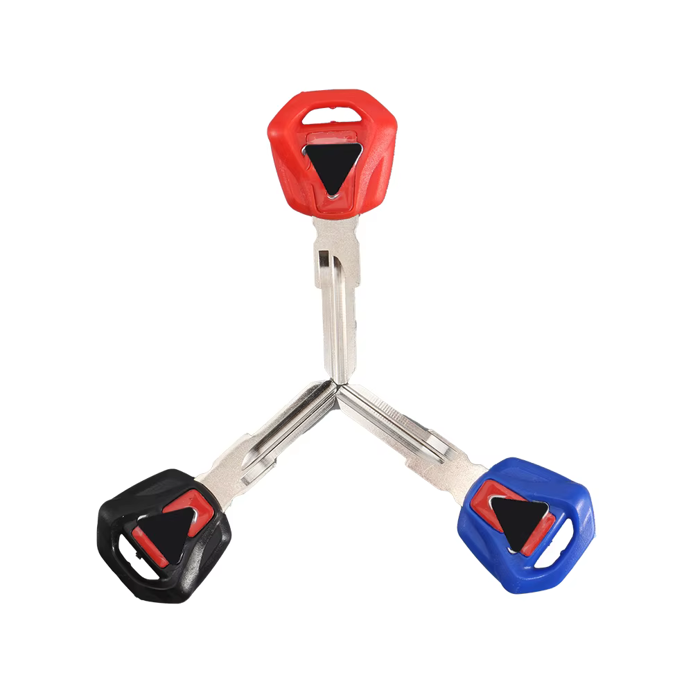 Clés de moto vierges non coupées de 39 mm