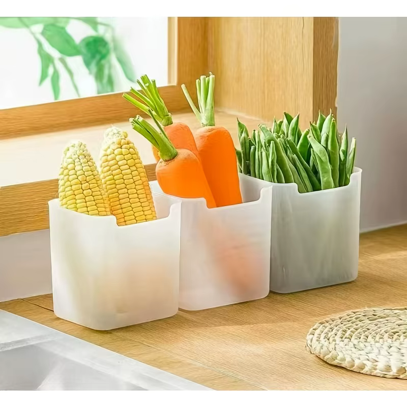 4 compartiments de rangement pour la porte latérale du réfrigérateur