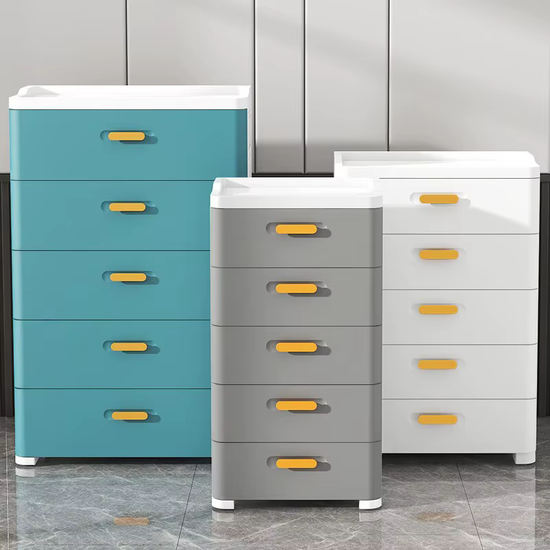 Tour de rangement multifonctionnelle en plastique pour tiroirs, organisateur de placard, étagère de chevet, boîte de rangement pour jouets
