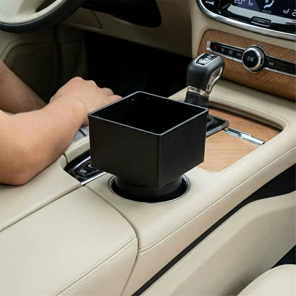 Boîte de rangement carrée en plastique PP pour voiture