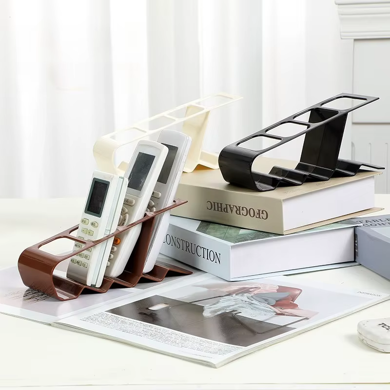 Support de rangement et d'organisation multifonctionnel avec compartiments pour télécommandes de climatisation et de