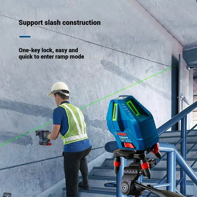  Niveau laser Bosch GLL 50-15 XG à faisceau vert avec pointe plombante