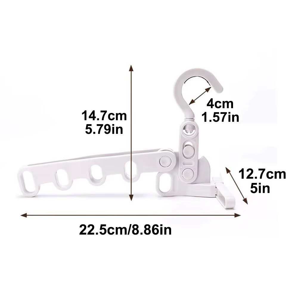 Nouveaux hôtels pliable vêtements support de séchage cinq trous multi-fonction