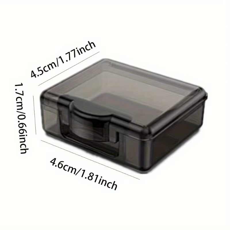 Boîte à pilules portable en plastique
