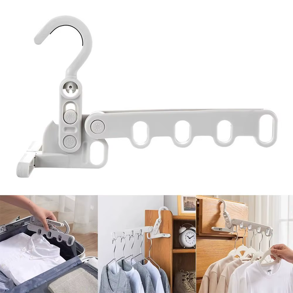 Nouveaux hôtels pliable vêtements support de séchage cinq trous multi-fonction