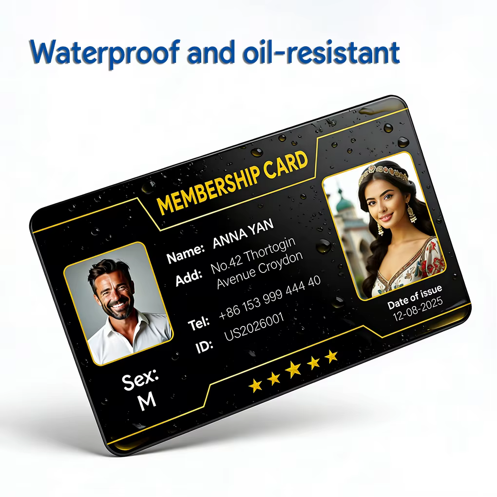 Carte de membre personnalisée pour Fan Club, 1 pièce, carte de fidélité VIP en plastique PVC pour influenceurs, supporti, expédition commémorative dans le monde entier