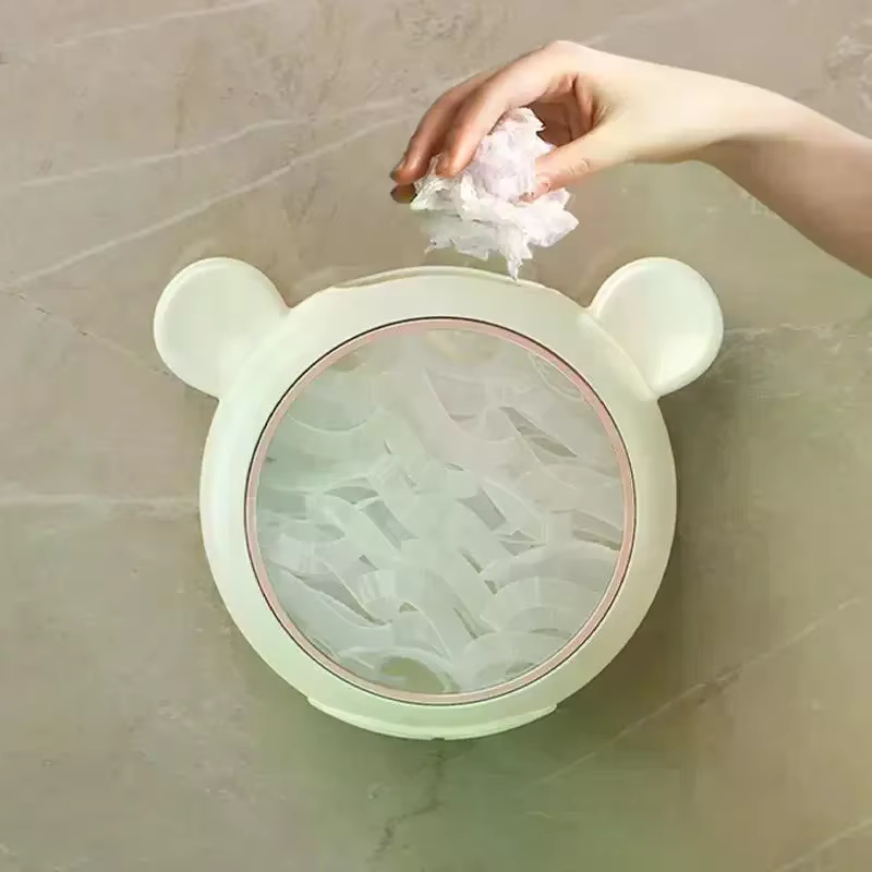 Boîte de rangement d'enveloppe en plastique, Organization de Film alimentaire, boîte anti-poussière murale, support d'enveloppe de couverture alimentaire, couvercle de boîte de rangement de cuisine à