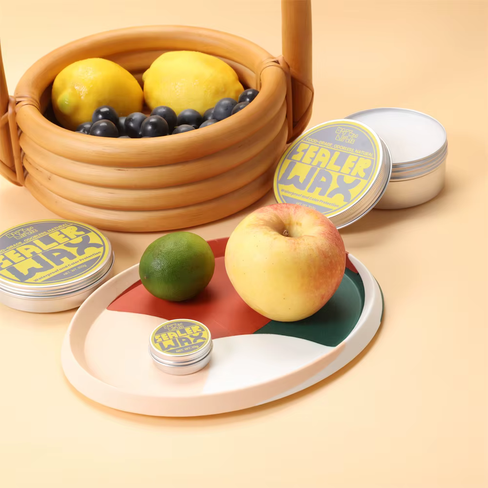 Boowan Nicole Jesmonite scelleuse cire ensembles augmenter la couleur naturel de qualité alimentaire
