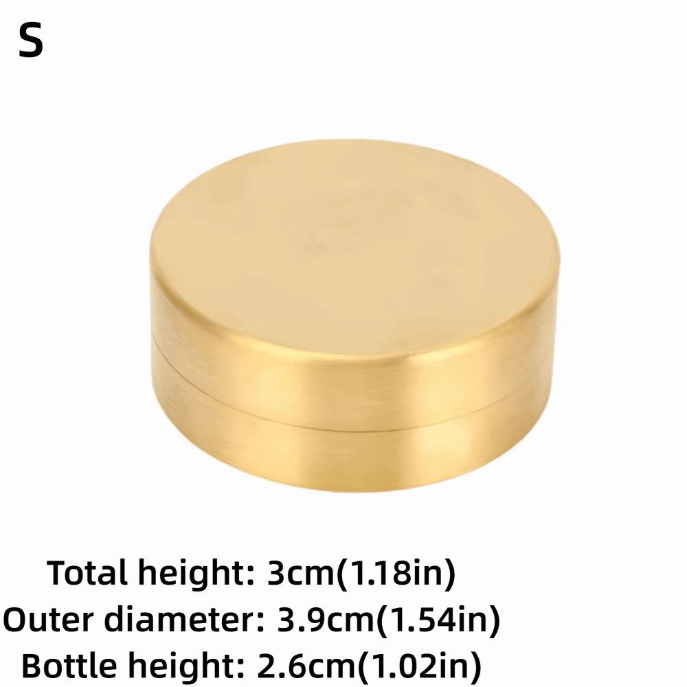 Boîte scellée en laiton durable S/M/L