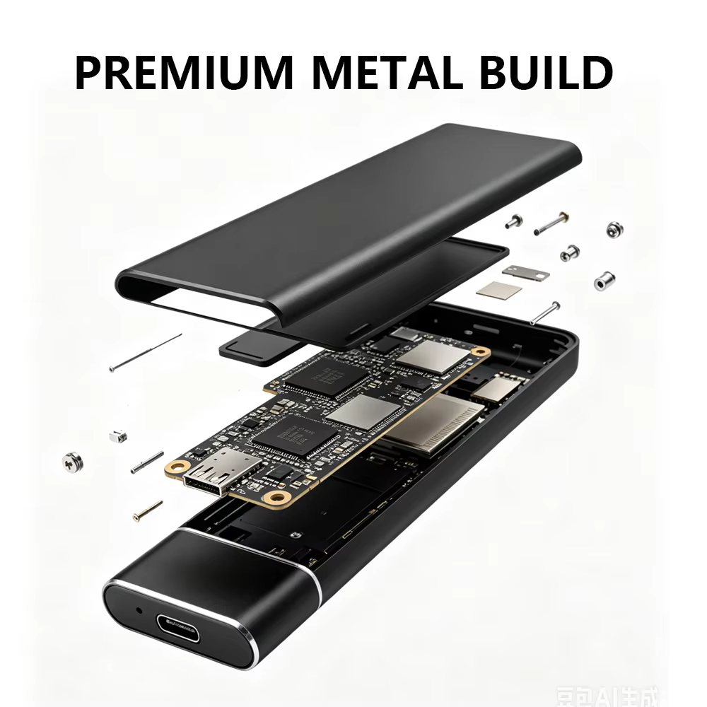 SSD portable USB 3.1 haute vitesse 2 To 1 To 4 To, disque SSD externe original grande capacité pour PC, ordinateur portable, Mac, téléphone portable