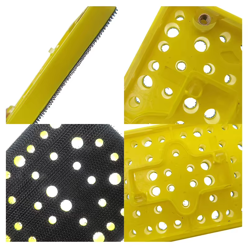 Tampon de support de ponceuse 80x133mm avec 54 trous d'extraction de poussière