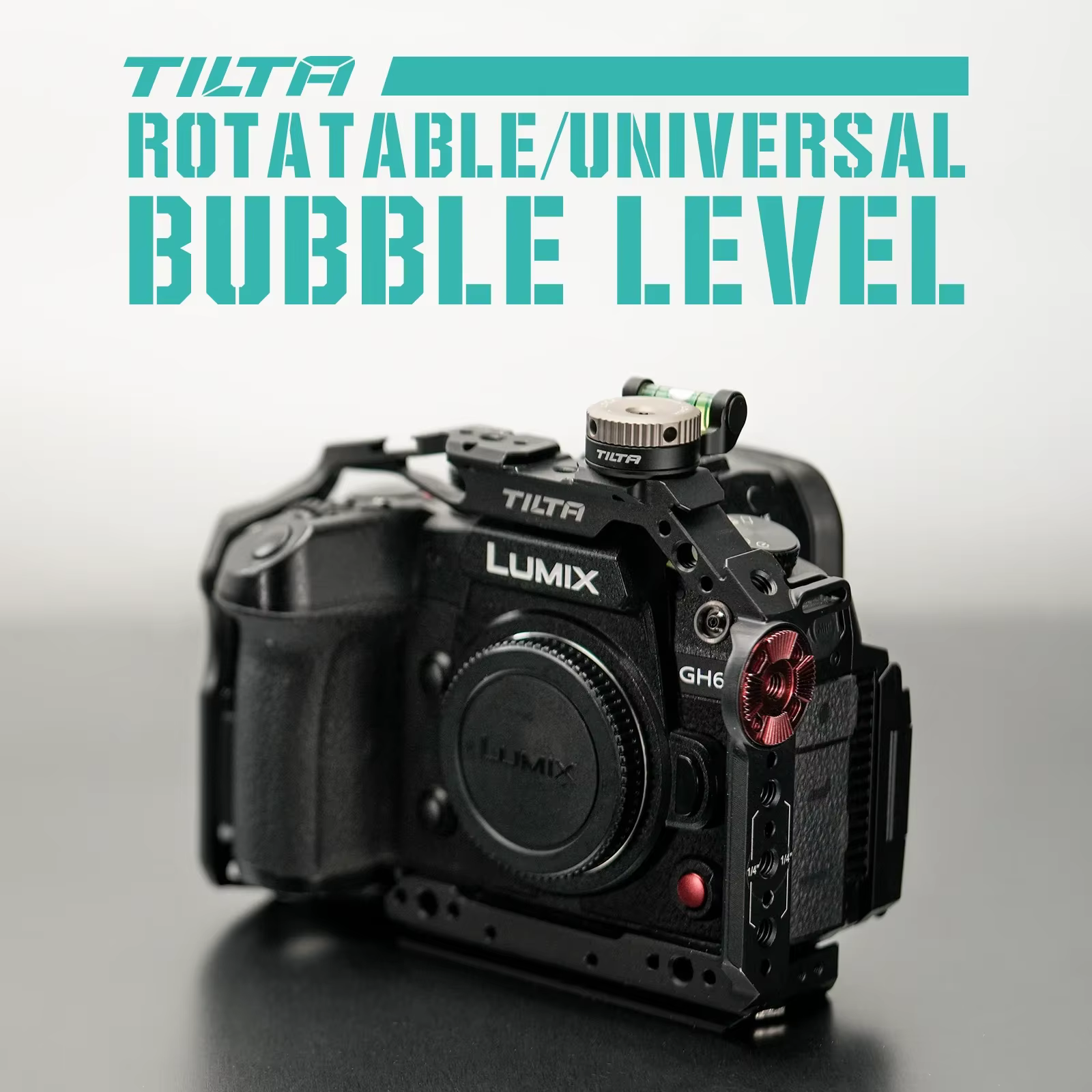 TILTA TA-UBL-B Niveau à bulle universel Niveau à bulle rotatif - Noir