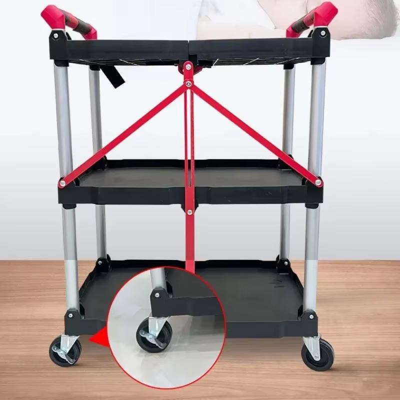 Armoire de Rangement d'Outils Pliable en Alliage