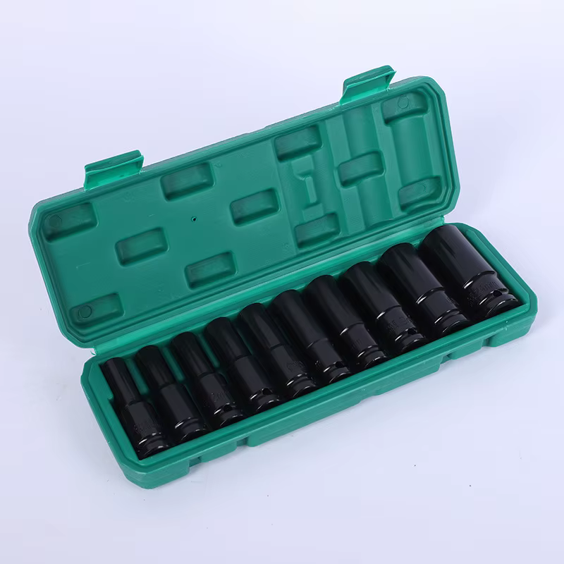 Jeu de douilles à chocs à 6 points