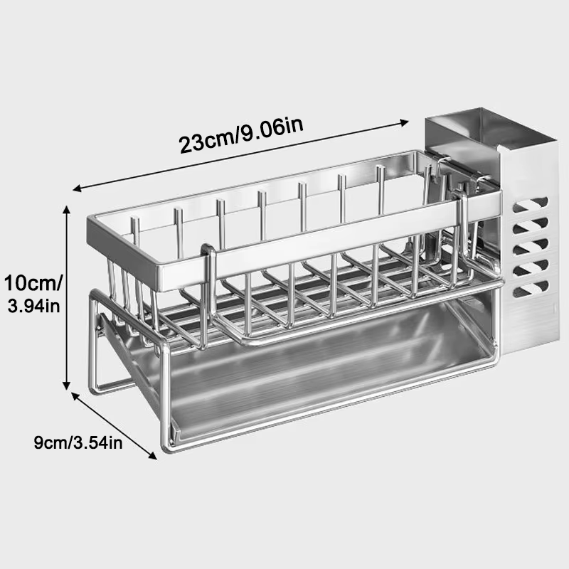 Support de rangement pour outils de nettoyage d'évier