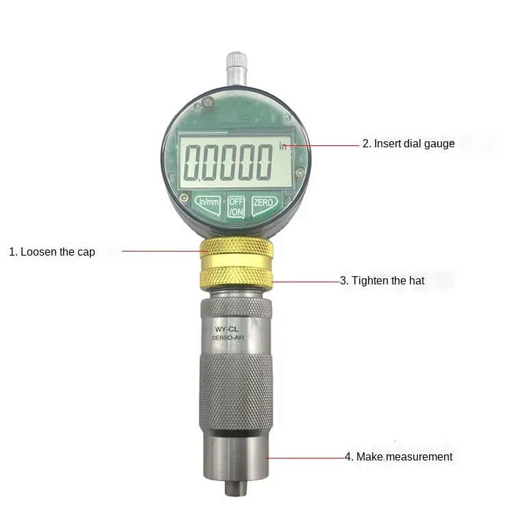 Outil de siège de compteur de mesure de course d'armature de buse d'injecteur Denso