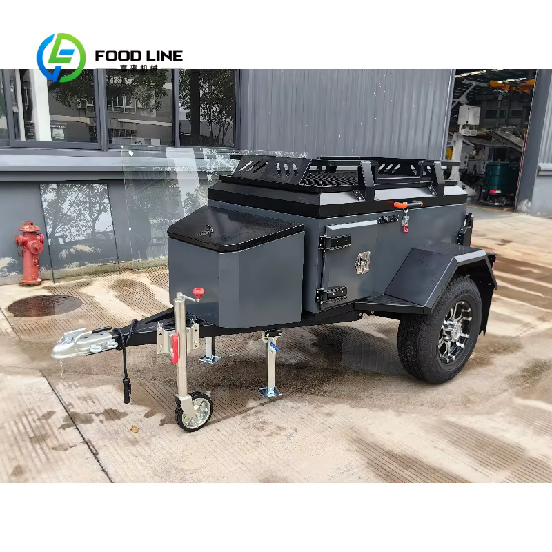 Remorque de camping personnalisée en acier au carbone avec suspension indépendante, camping-car tout-terrain pour les voyages d'aventure en plein air