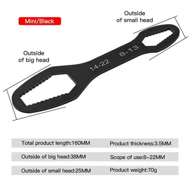 Clé Torx universelle 3-17mm 8-22mm