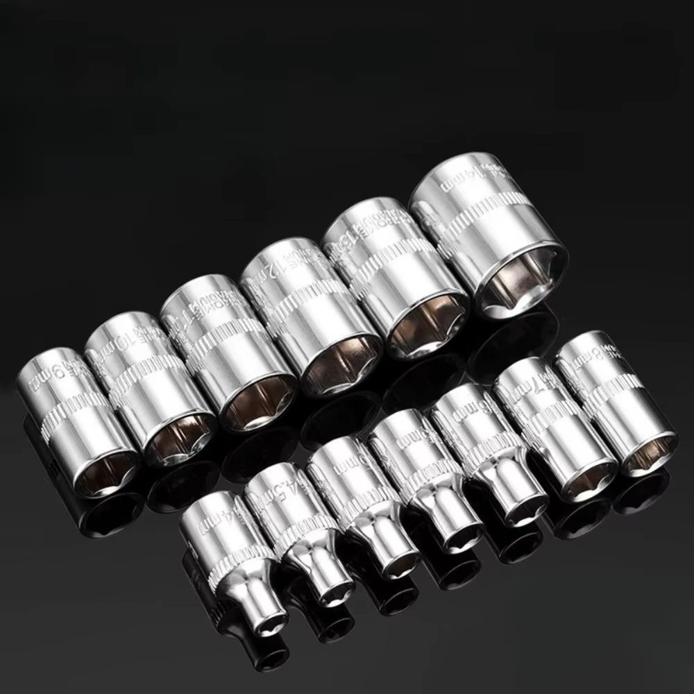 Jeu de clés à douille 1/4 "