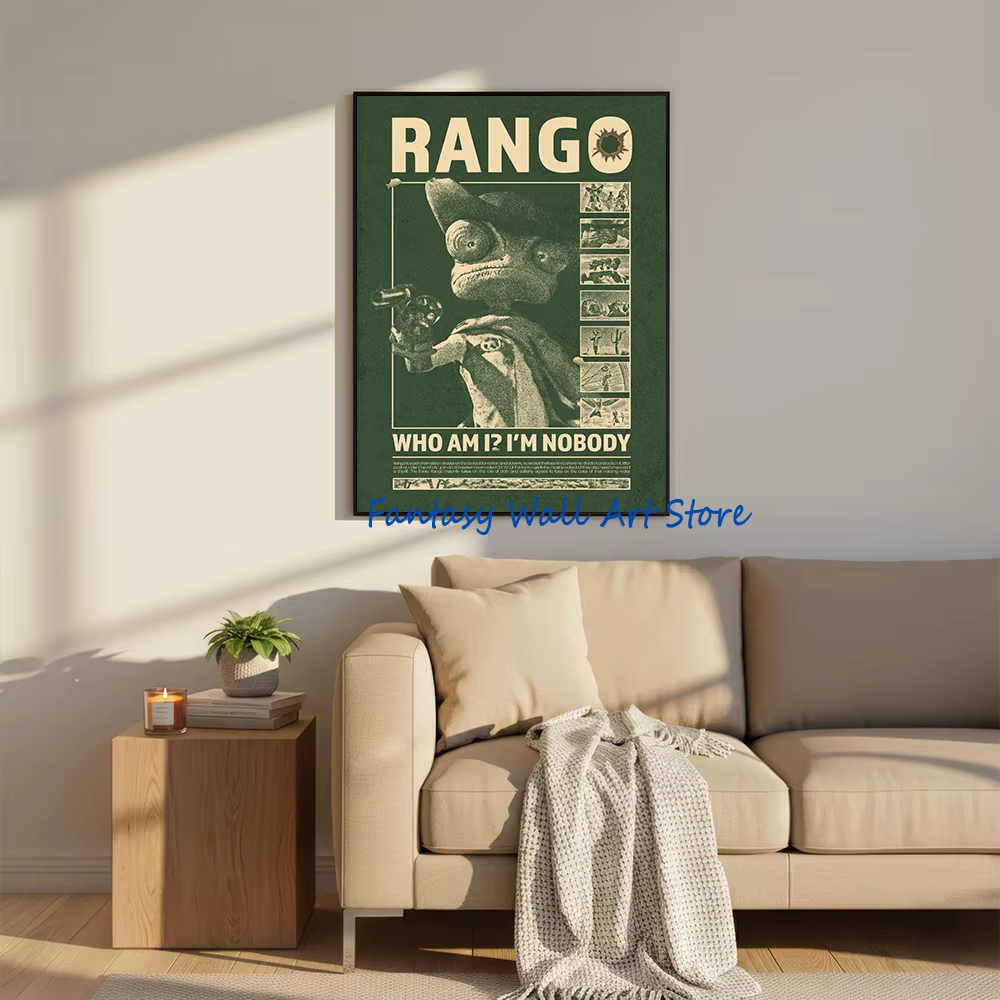 Affiche de film inspirée de Rango