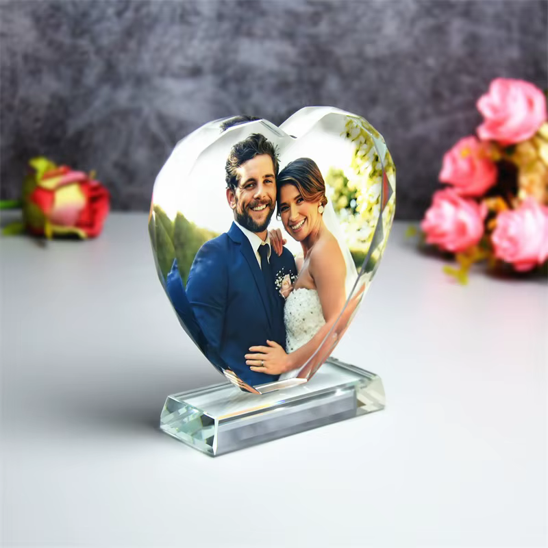 Photo en cristal personnalisée