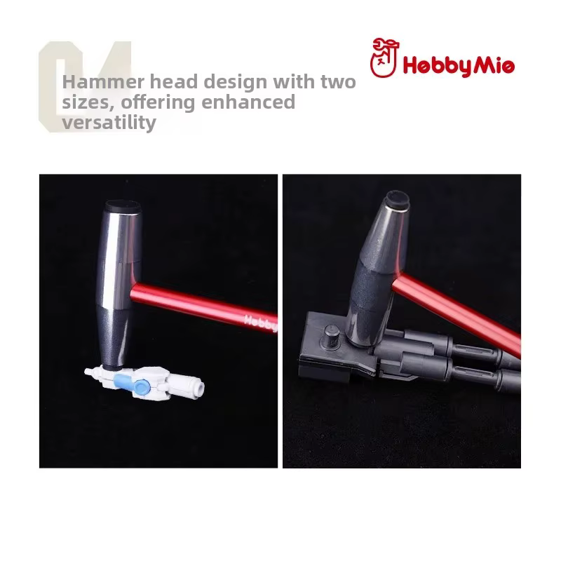 HOBBY MIO HMH-01-R/G Mini marteau métallique pour modélisme